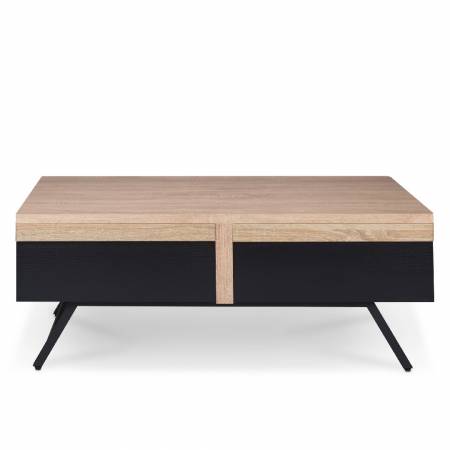 Az asztallap hatalmas tárolóhellyel rendelkezik.